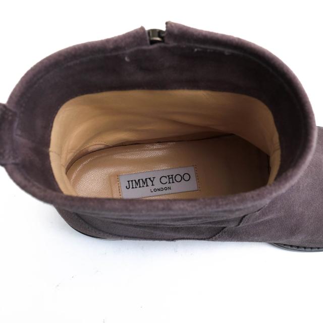 ○ジミーチュウ Jimmy Choo ショートブーツ 牛革 カーフ エンジニア