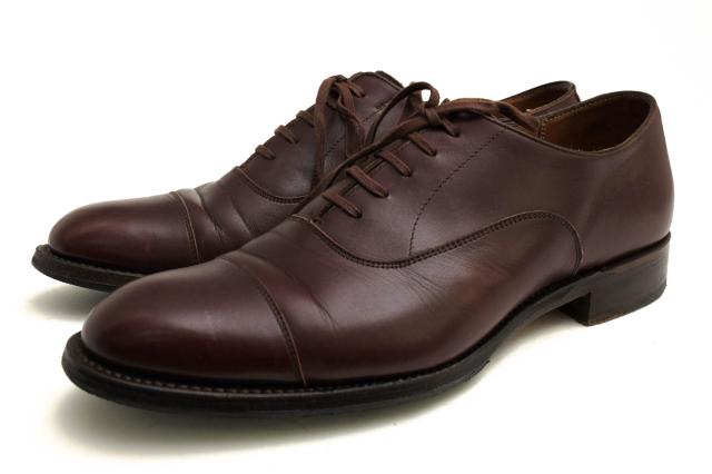 ○シェットランドフォックス SHETLANDFOX 国産キップレザー 牛革 ビジネスシューズ 100F SF ドレイトン ストレートチップ グッドイ 中古の通販は