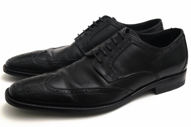 ○ドルガバ DOLCE＆GABBANA 牛革 カーフ ビジネスシューズ A10533 メンズ 【中古】 中古