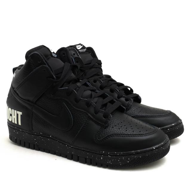 ○ナイキ NIKE UNDERCOVER アンダーカバー別注 Black 天然皮革 牛革 ハイカットスニーカー DQ4121-001 DUNK HIGH 1985 ダンク ハイ 中古_1