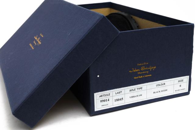 ○ジャランスリワヤ JALAN SRIWIJAYA BEAMS LIGHTS別注 フランス産カーフ 牛革 デッキシューズ 99014 チロリアンシューズ スリッポ 中古