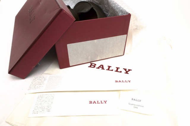 ○バリー BALLY 鹿革 ディアスキン ドライビングシューズ DR.OUET スリッポン シボ革 シュリンクレザー メンズ 【中古】 中古