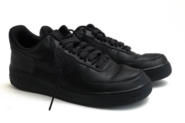 ○ナイキ NIKE Slam Jam スラムジャム ローカットスニーカー DX5590-001 Air Force 1 Low "Black and Off Noir" エアフォース1 ロ 中古