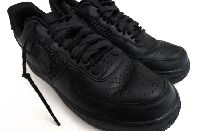 ○ナイキ NIKE Slam Jam スラムジャム ローカットスニーカー DX5590-001 Air Force 1 Low "Black and Off Noir" エアフォース1 ロ 中古