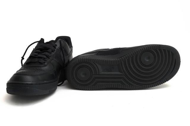 ○ナイキ NIKE Slam Jam スラムジャム ローカットスニーカー DX5590-001 Air Force 1 Low "Black and Off Noir" エアフォース1 ロ 中古