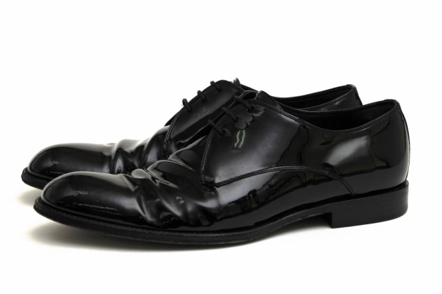 ○ディオールオム Dior HOMME 牛革 ビジネスシューズ 11HBM ダービーシューズ プレーントゥ レザーソール メンズ 【中古】 中古