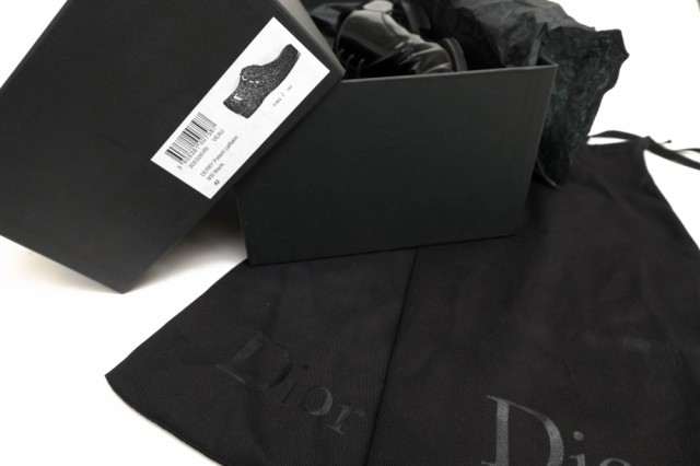 ○ディオールオム Dior HOMME 牛革 ビジネスシューズ 11HBM ダービーシューズ プレーントゥ レザーソール メンズ 【中古】 中古