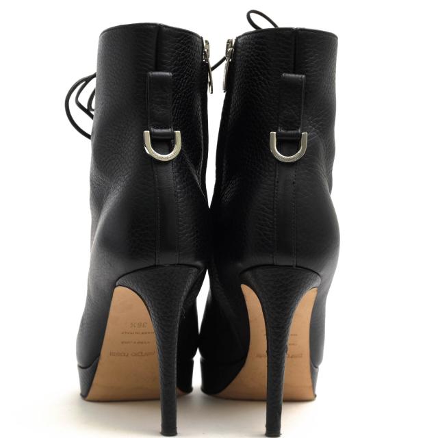 ○セルジオロッシ Sergio Rossi 牛革 カーフ ショートブーツ A91270