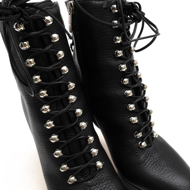 ○セルジオロッシ Sergio Rossi 牛革 カーフ ショートブーツ A91270