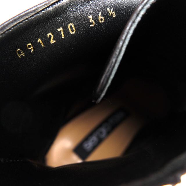 ○セルジオロッシ Sergio Rossi 牛革 カーフ ショートブーツ A91270