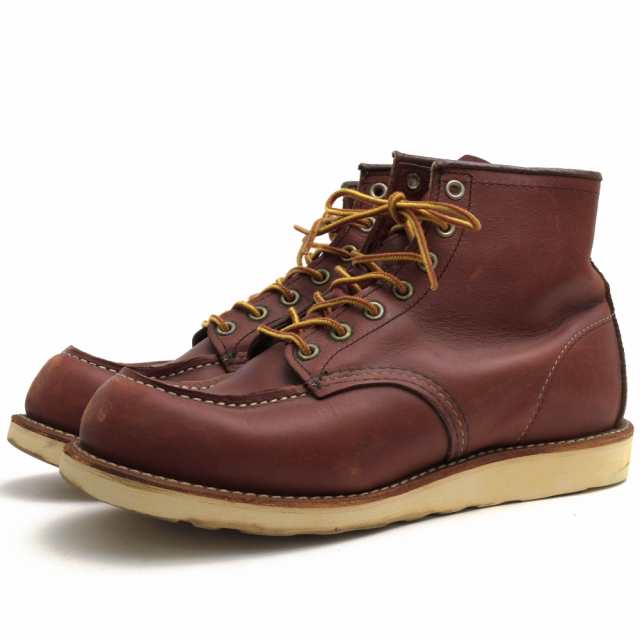 ○レッドウィング RED WING Copper Worksmith クーパー ウォークスミス 牛革 ワークブーツ 9106 Heritage 6inch MOC Toe IRISH SET 中古