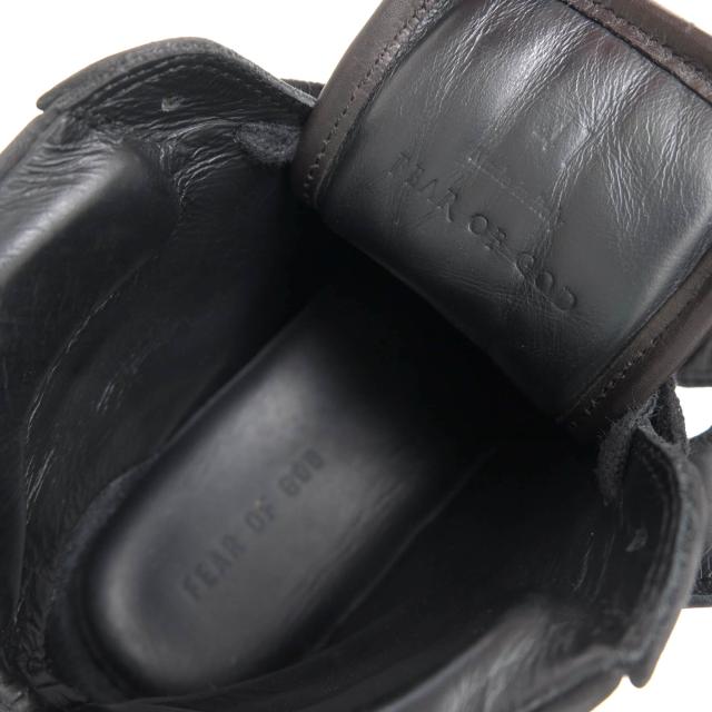 ○フィアオブゴッド FEAR OF GOD ヌバック 牛革 ハイカットスニーカー SKATE MID SNEAKER BLACK NUBUCK 3M TOE メンズ 【中古】 中古_7