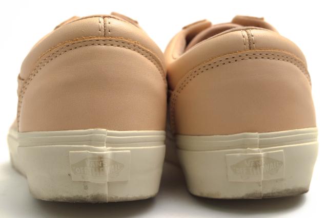 ○ヴァンズ VANS USA企画 ベジタブルタンニン鞣し牛革 ローカットスニーカー VN0A32GJLUI Old Skool DX Veggie Tan オールドスクー 中古