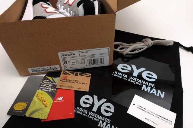 ○ニューバランス NEW BALANCE eYe COMME des GARCONS JUNYA WATANABE MAN ローカットスニーカー  M670JWM C-CAPミッドソール メン 中古｜au PAY マーケット