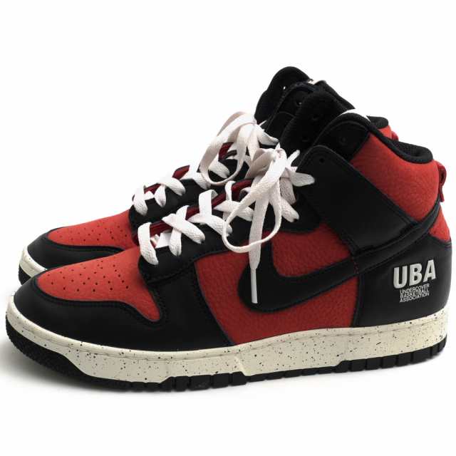 ○ナイキ NIKE UNDERCOVER アンダーカバー別注 Gym Red 天然皮革 牛革