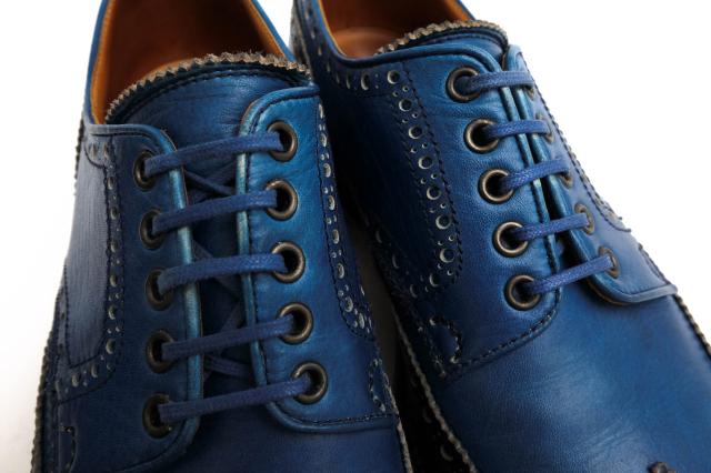 ○ユニオンインペリアル UNION IMPERIAL SEKItoWAセキトワ スクモレザー 牛革 ビジネスシューズ SW001 メダリオン ウイングチップ 中古_5