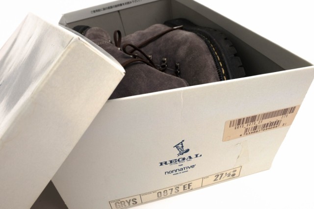 ○リーガル REGAL nonnative ノンネイティブ別注 牛革 カウレザー マウンテンブーツ NN-F2205 LOGGER BOOTS  ITALIAN COW LEATHER 中古｜au PAY マーケット