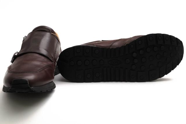 ○トッズ TOD'S 牛革 カーフ ローカットスニーカー XXM0XG0N540DVRS800 FIBBIETTE SPORTIVO XG ダブルモンクストラップ メンズ 【 中古_6