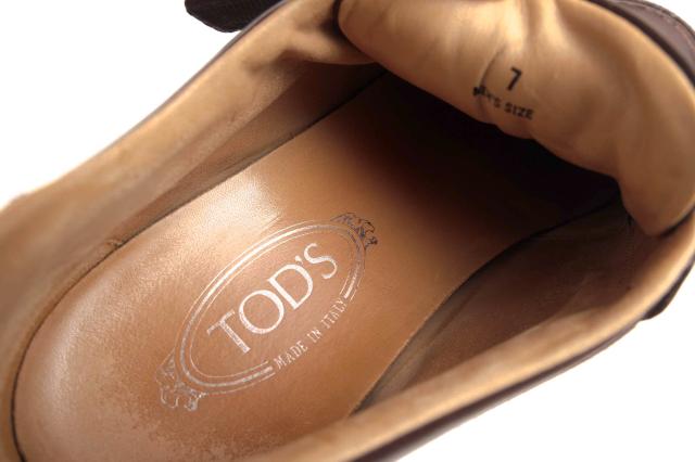 ○トッズ TOD'S 牛革 カーフ ローカットスニーカー XXM0XG0N540DVRS800 FIBBIETTE SPORTIVO XG ダブルモンクストラップ メンズ 【 中古_7