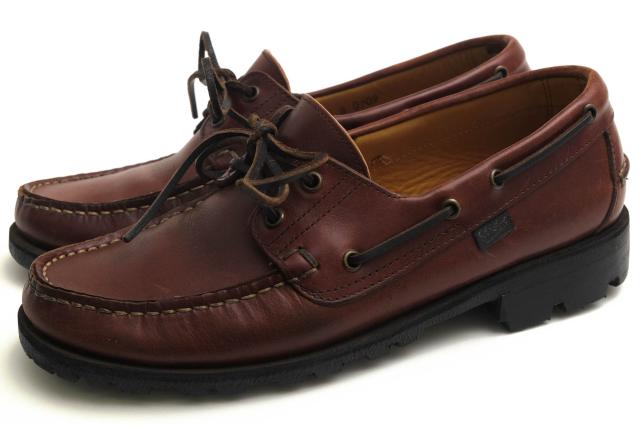 ○パラブーツ Paraboot リスレザー 牛革 デッキシューズ MALO AMERICA ブレイク製法 モカシン 定番 メンズ 【中古】 中古の通販は