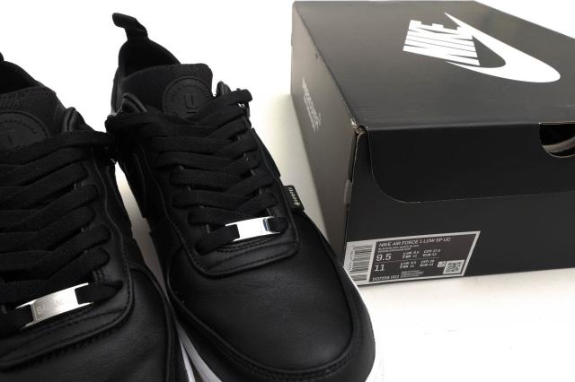 ○ナイキ NIKE UNDERCOVER アンダーカバー GORE-TEX ゴアテックス ローカットスニーカー DQ7558-002 Air Force 1 Low Black エアフ 中古 ローカット