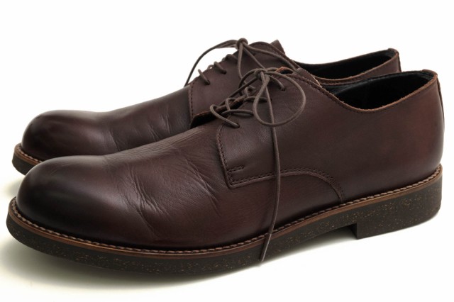 ○パドローネ PADRONE ウォータープルーフレザー 牛革 ビジネスシューズ PU7358-2033-16A DERBY PLAIN TOE SHOES JACK VIII ダービ 中古