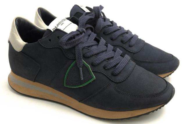 ○フィリップ モデル PHILIPPE MODEL ヌバックレザー 牛革 ローカットスニーカー TWLU NB01 TROPEZ X Vintage Nubuck ヴィンテージ 中古_1