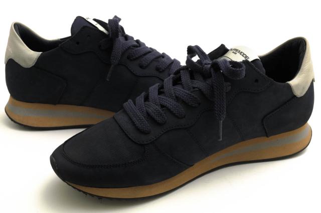 ○フィリップ モデル PHILIPPE MODEL ヌバックレザー 牛革 ローカットスニーカー TWLU NB01 TROPEZ X Vintage Nubuck ヴィンテージ 中古_2