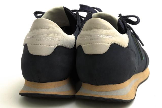 ○フィリップ モデル PHILIPPE MODEL ヌバックレザー 牛革 ローカットスニーカー TWLU NB01 TROPEZ X Vintage Nubuck ヴィンテージ 中古_3