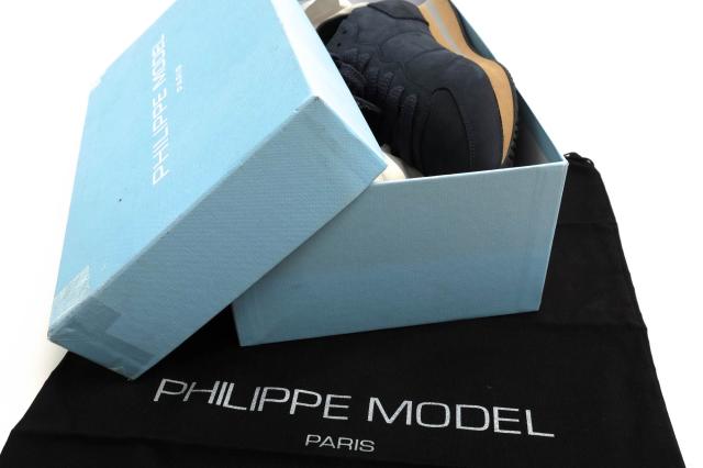 ○フィリップ モデル PHILIPPE MODEL ヌバックレザー 牛革 ローカットスニーカー TWLU NB01 TROPEZ X Vintage Nubuck ヴィンテージ 中古_8