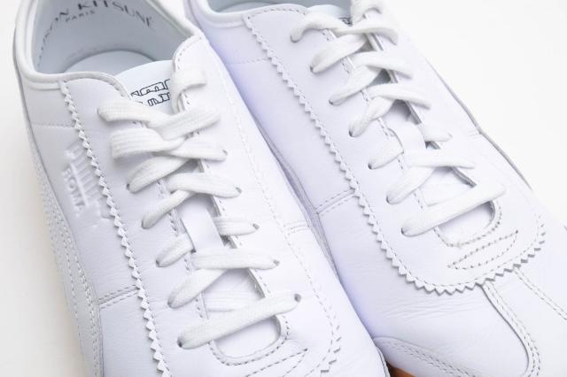 ○プーマ PUMA Maison Kitsune メゾンキツネ ローカットスニーカー 380223-01 ROMA KITSUNE ローマ キツネ 定番 メンズ 【中古】 中古