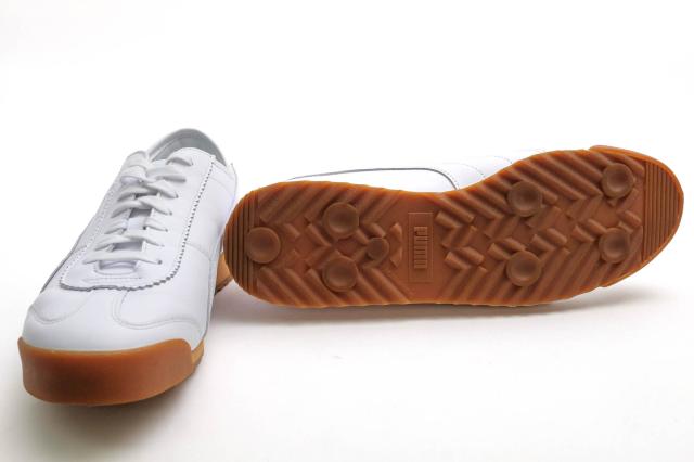 ○プーマ PUMA Maison Kitsune メゾンキツネ ローカットスニーカー 380223-01 ROMA KITSUNE ローマ キツネ 定番 メンズ 【中古】 中古