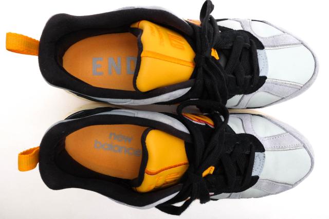 ○ニューバランス NEW BALANCE END.コラボモデル ローカットスニーカー CM878EN Grey Gull ABZORBクッショニングシステム メンズ 中古_4