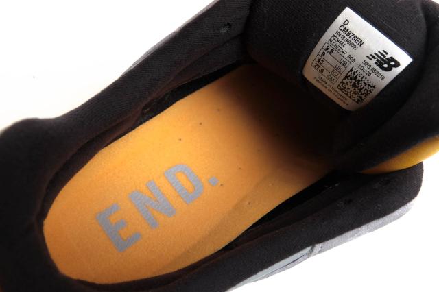 ○ニューバランス NEW BALANCE END.コラボモデル ローカットスニーカー CM878EN Grey Gull ABZORBクッショニングシステム メンズ 中古_7