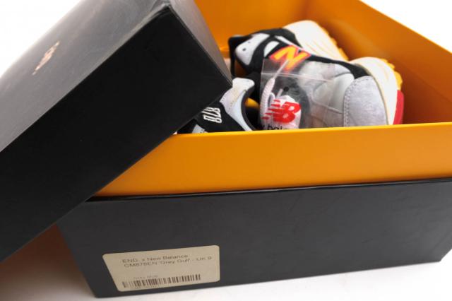 ○ニューバランス NEW BALANCE END.コラボモデル ローカットスニーカー CM878EN Grey Gull ABZORBクッショニングシステム メンズ 中古_8