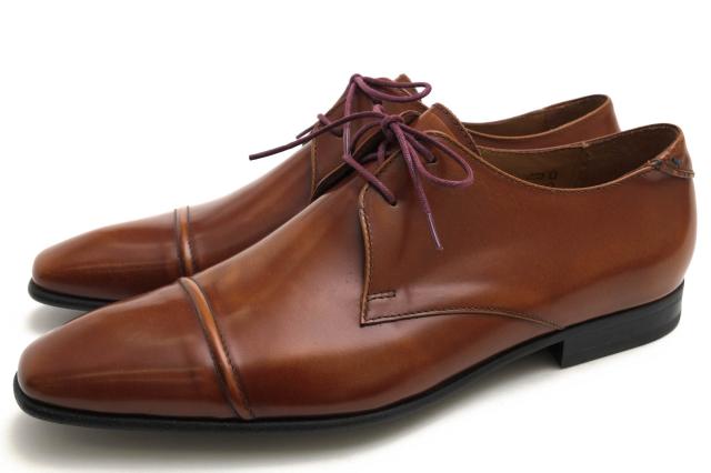 ○ポールスミス Paul Smith 牛革 ビジネスシューズ Robin Captoe Oxford ロビン ハイシャイン仕上げ キャップトゥ レザーソール メ 中古の通販は 18,604円