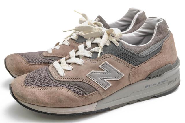 ○ニューバランス NEW BALANCE 牛革 ローカットスニーカー M997GY ENCAPミッドソール 定番 メンズ 【中古】 中古