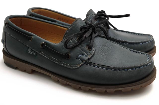 ○パラブーツ Paraboot 牛革 デッキシューズ MALO RAID ブレイク製法 モカシン 定番 メンズ 【中古】 中古