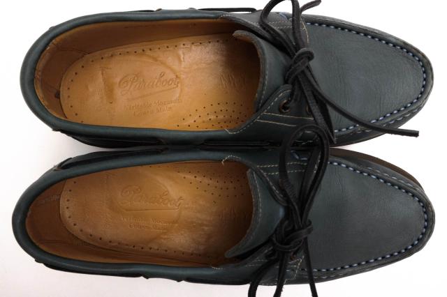 ○パラブーツ Paraboot 牛革 デッキシューズ MALO RAID ブレイク製法 モカシン 定番 メンズ 【中古】 中古