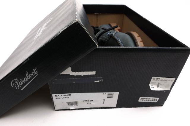 ○パラブーツ Paraboot 牛革 デッキシューズ MALO RAID ブレイク製法 モカシン 定番 メンズ 【中古】 中古