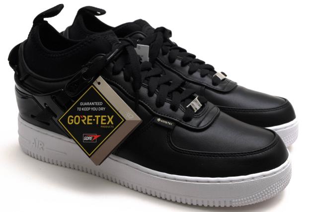 ○ナイキ NIKE UNDERCOVER アンダーカバー GORE-TEX ゴアテックス ローカットスニーカー DQ7558-002 Air Force 1 Low Black エアフ 中古_1