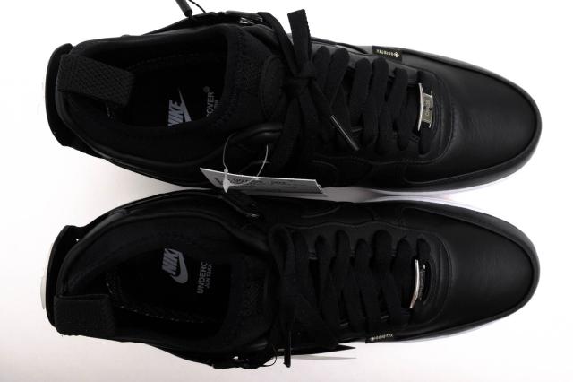 ○ナイキ NIKE UNDERCOVER アンダーカバー GORE-TEX ゴアテックス ローカットスニーカー DQ7558-002 Air Force 1 Low Black エアフ 中古_4