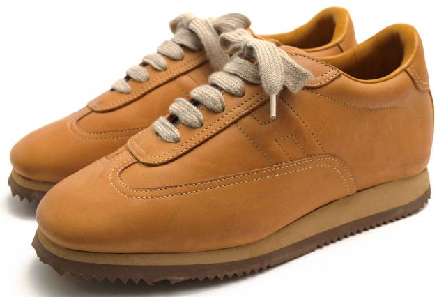 ○エルメス HERMES 牛革 カーフ ローカットスニーカー Quick クイック Hロゴ 定番 レディース 【中古】 中古