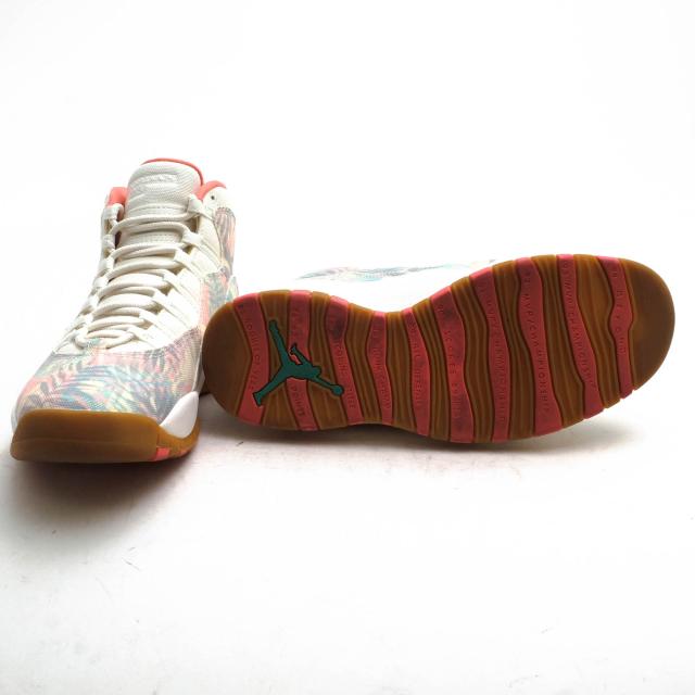 ○ナイキ NIKE ハイカットスニーカー CV9776-900 Air Jordan 10 Retro Super Bowl LIV ジョーダン スーパーボウル 54 メンズ 【中 中古_6