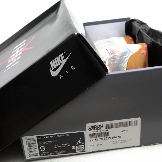 ○ナイキ NIKE ハイカットスニーカー CV9776-900 Air Jordan 10 Retro Super Bowl LIV ジョーダン スーパーボウル 54 メンズ 【中 中古_8
