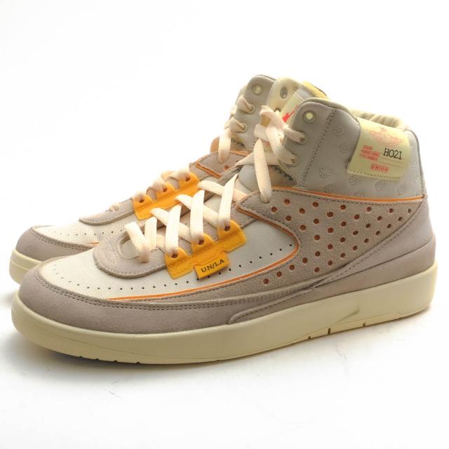 ○ナイキ NIKE UNION ユニオン ハイカットスニーカー DN3802-200 Air Jordan 2 RETRO SP GREY FOG エアジョーダン メンズ 【中古】 中古
