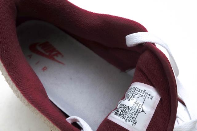 ○ナイキ NIKE 天然皮革 ローカットスニーカー DV9956-103 Air Jordan 2 Retro Low Cherrywood エアジョーダン 2 レトロ ロー 定番 中古