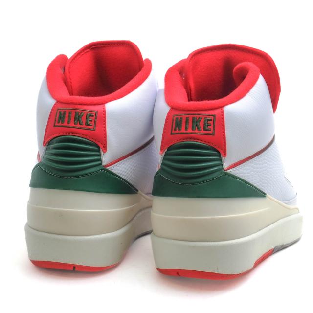 ○ナイキ NIKE 天然皮革 ハイカットスニーカー DR8884-101 Air Jordan 2 Retro Origins エアジョーダン 2 レトロ 定番 メンズ 【中 中古_3