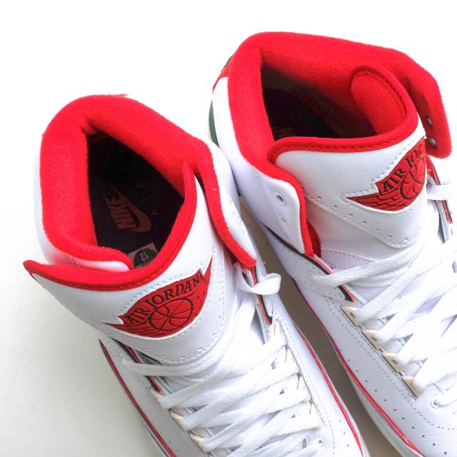 ○ナイキ NIKE 天然皮革 ハイカットスニーカー DR8884-101 Air Jordan 2 Retro Origins エアジョーダン 2 レトロ 定番 メンズ 【中 中古_5