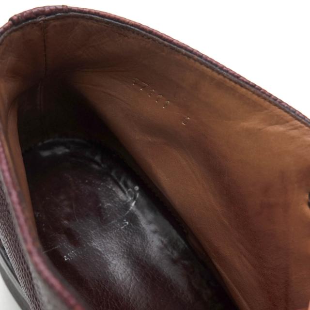 ○シルバノマッツァ Silvano Mazza スコッチグレイン型押し牛革